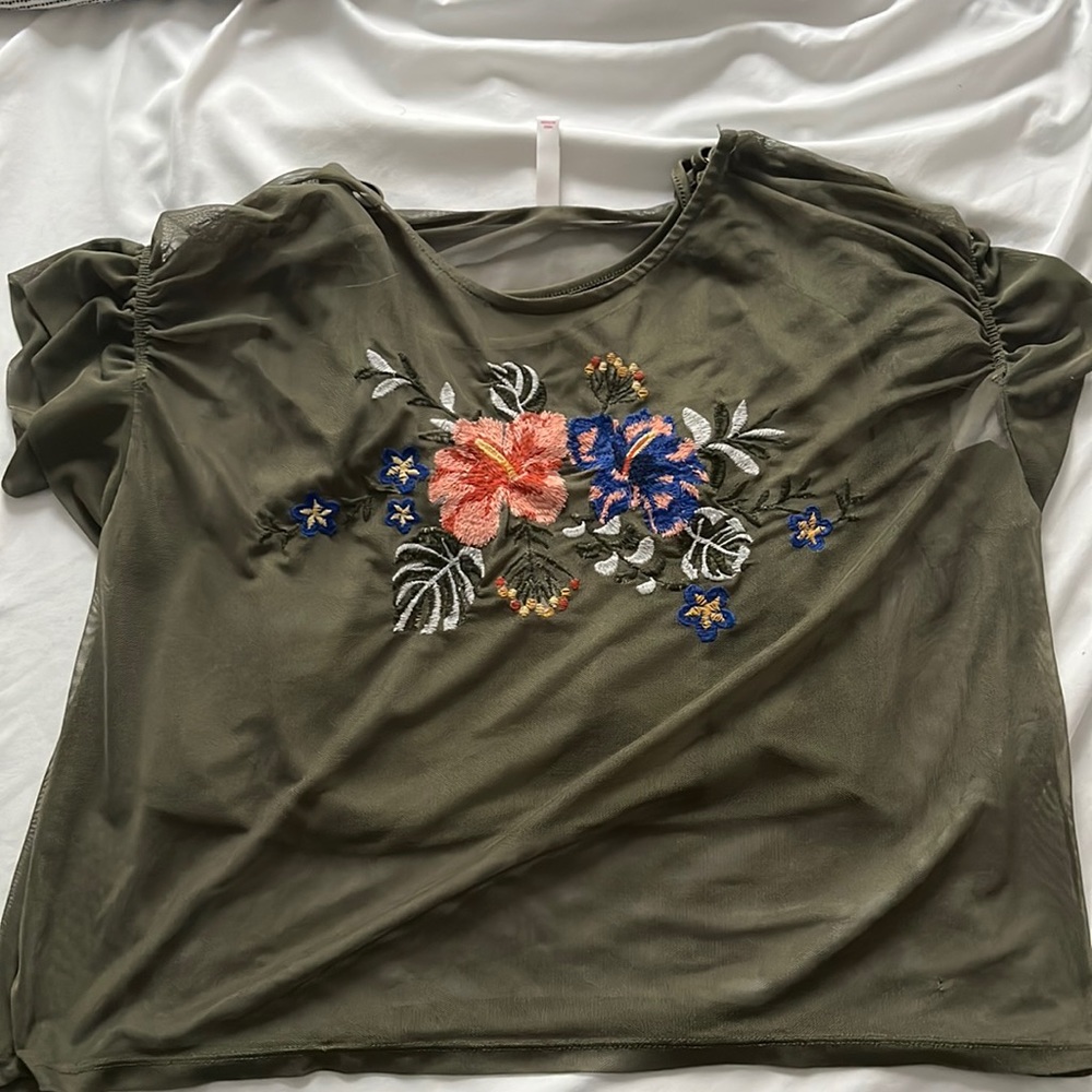 Fun mesh shirt!